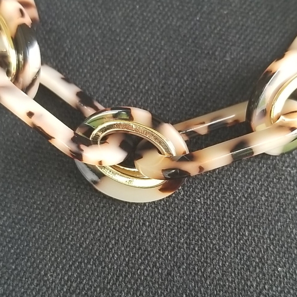 ❤New Loft Animal Print Chain Link Necklace 20 inch - Picture 2 of 3